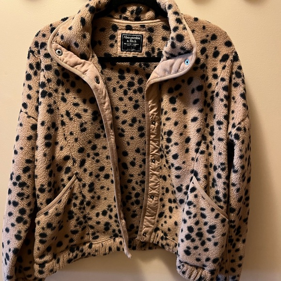 Abercrombie & Fitch Jackets & Blazers - Abercrombie & Fitch Polar Fleece Snap Up Jacket